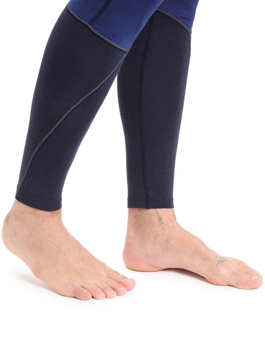 Midnight Navy / Royal Navy Men's Icebreaker BodyfitZone™ Merino 260 Zone Thermal Leggings | USA 1137VRWD